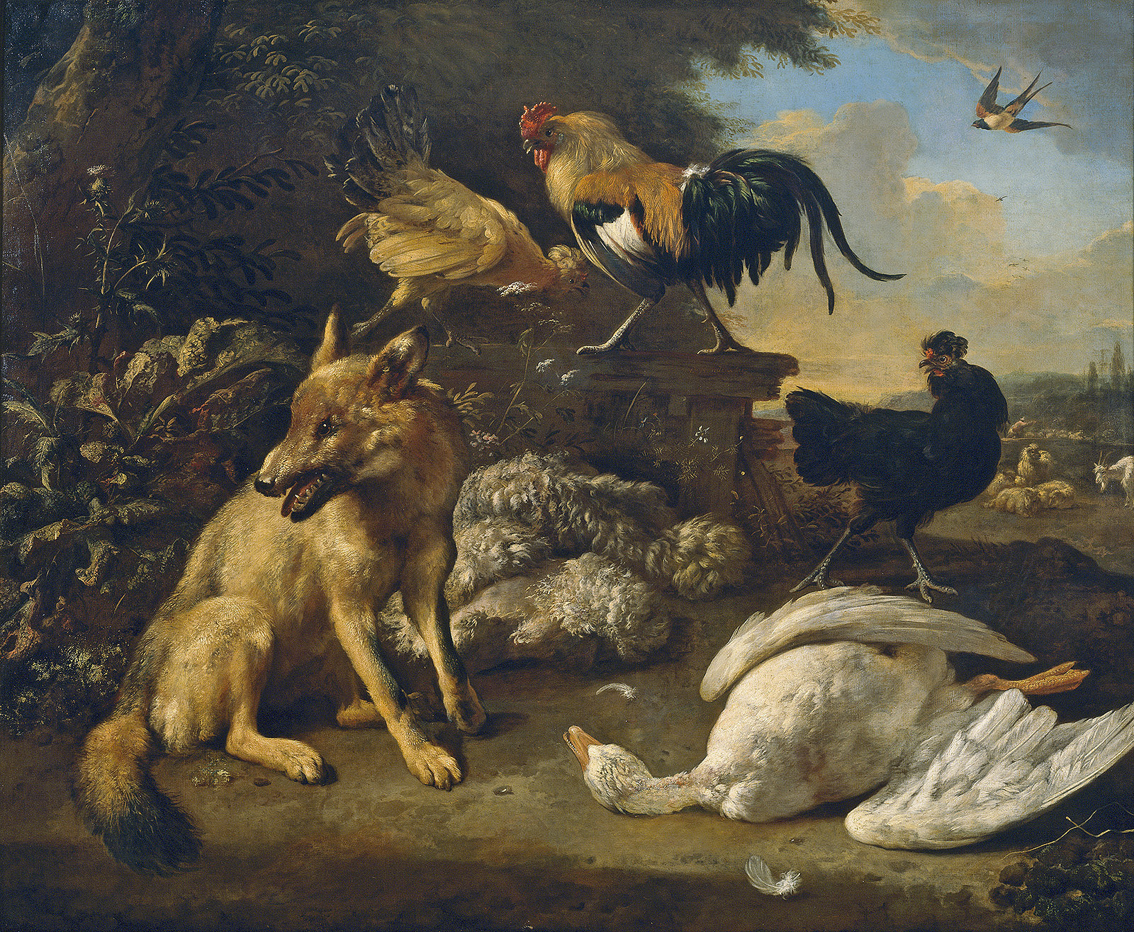 still life with animals